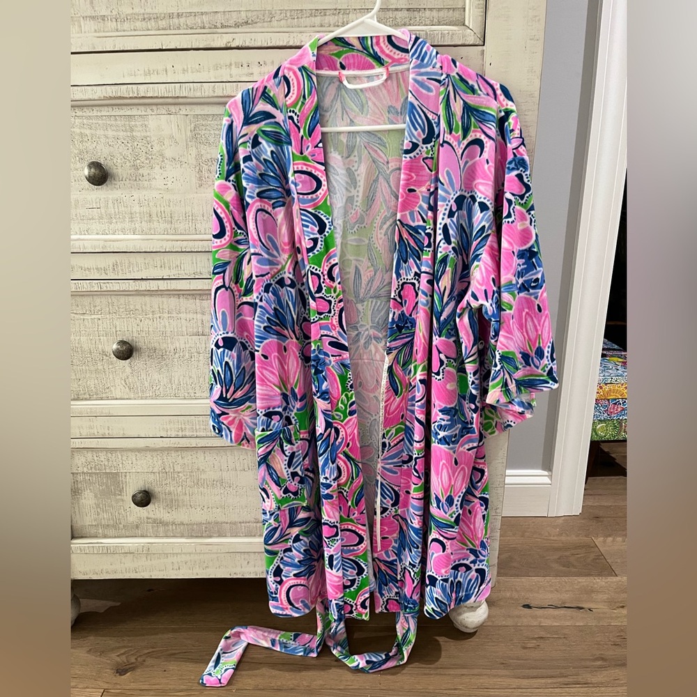 Lilly Pulitzer Velour Robe